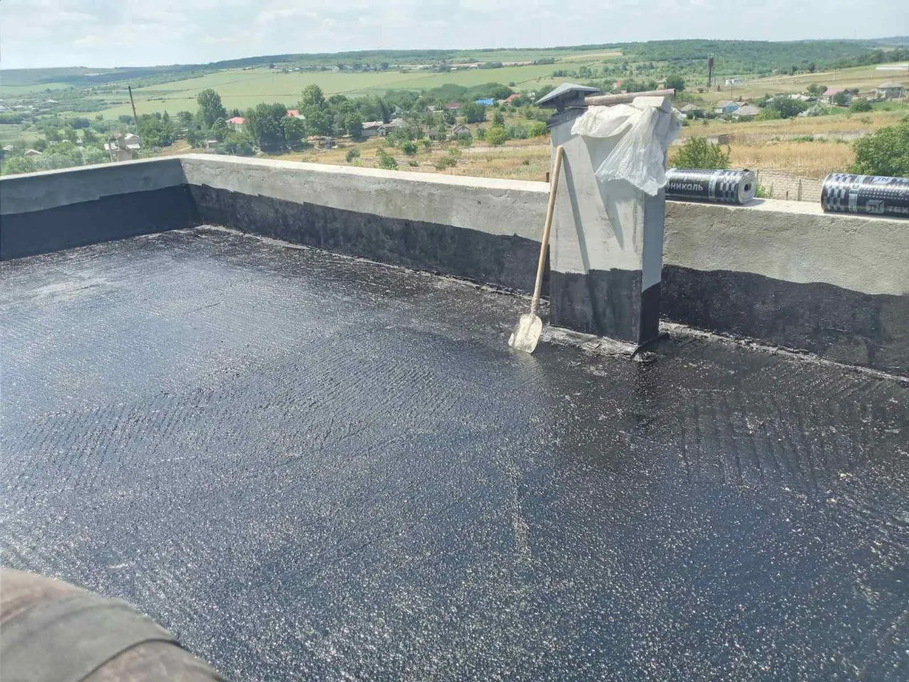 Casă privată · Amorsare înainte de membrane bituminoase TechnoNICOL · s. Colonița · ~90 m² · 2025